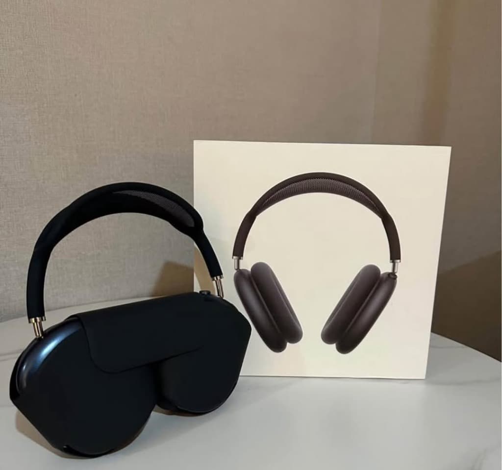 Écouteurs Sans Fil Luxe Airpods Max avec Étui Élégant Inclus
